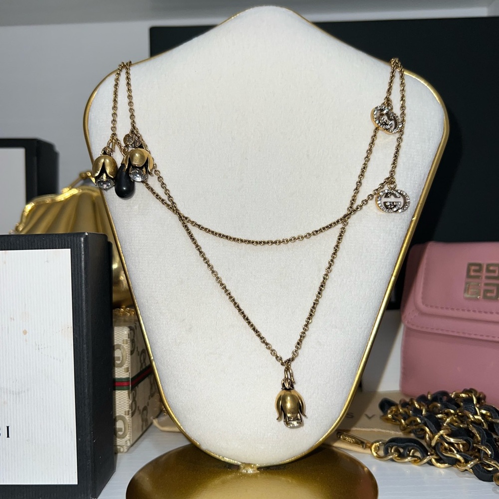 Gucci Flora Interlocking Necklace - image 7